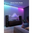 thumbnail image 3 of Govee Plafonniers Intérieurs RVBIC, Lumières DEL Intelligentes Compatibles avec Alexa, 32,8 Pi avec 50 DEL, Synchronisation Musicale, Blanc, 3 of 5