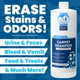 Unique Carpet Shampoo and Carpet Stain Remover Concentrate for Use in All Machines, 32 oz