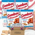 thumbnail image 2 of Combos Buffalo Blue Cheese Flavored Baked Pretzel Bulk Pack - 4 Separate 6.3 oz Bags for Over 24 Ounces Total - Stuffed Pretzel Snacks for Road Trips, School, Work in Cornershop Confections Packaging, 2 of 3