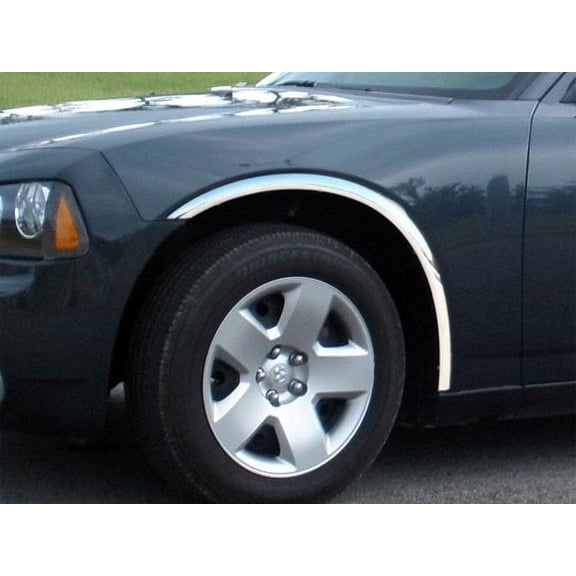 Stainless Steel Fender Trim 4Pc Fits 2006-2010 Dodge Charger WZ46910 QAA