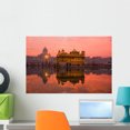 thumbnail image 1 of Sunset Golden Temple Amritsar Wall Mural by Wallmonkeys Peel and Stick Graphic (24 in W x 16 in H) WM153333, 1 of 4