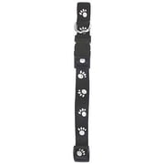 Pet Select 5/8'' Reflective Paws Adjustable Collar (10''-14'')