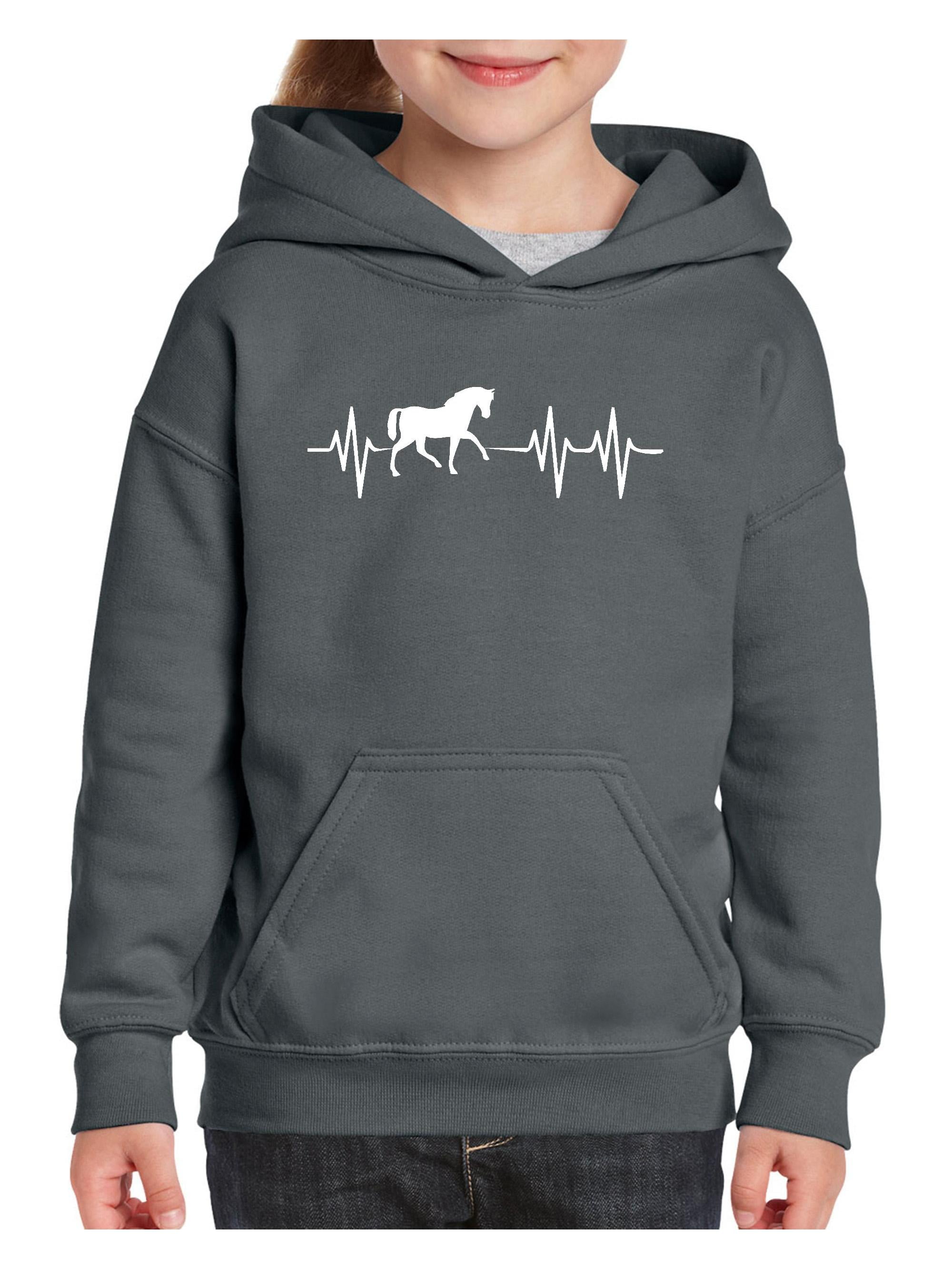 Mom's Favorite Youth Horse Riding Horses Hoodie For Girls and Boys