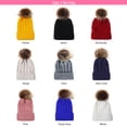 thumbnail image 3 of Bonnet en Laine Tricoté Chaud pour Femmes, Cache-Oreilles, 3 of 8