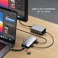 thumbnail image 4 of Adaptador Multipuertos SATECHI Gris Espacial 9-en-1 USB-C Portátil para MacBook, iPad, Mac Mini e iM, 4 of 6