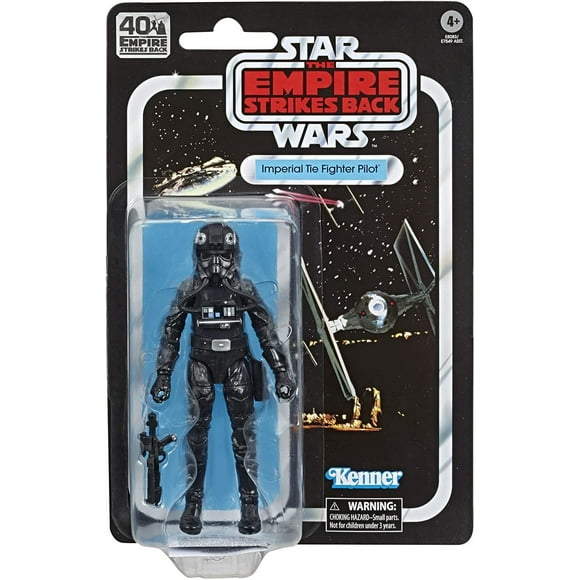 Figura coleccionable de Star Wars The Black Series Imperial TIE Fighter Pilot, escala de 6 pulgadas-Star Wars: The Empire Contraataca 40 Aniversario