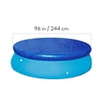 thumbnail image 4 of MasteelfCA BESTOMZ 8-foot Diameter Round Easy Set Pool Cover for Frame Pools Inflatable Swimming Fast Set Pool, 4 of 7