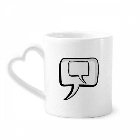 

Daily Language Chat Dialogue Understanding Mug Coffee Cerac Drinkware Glass Heart Cup