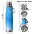 thumbnail image 3 of 29oz Insulated Water Bottle with Tea Infuser, Stainless Steel Travel Mug, Ice Frozen Print, 3 of 6