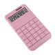 thumbnail image 2 of Calculadora inteligente Contador solar LCD digital eléctrico de 12 dígitos para la oficina de la escuela de negocios, rosa Yuarrent EL001410-01, 2 of 2