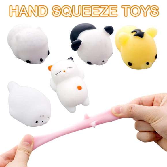 EGNMCR 5Pack Cute Toys Stress Relief Set Slow Rising Fidget Toys for Kids Adults Puzzle ball Birthday Gifts for Kids