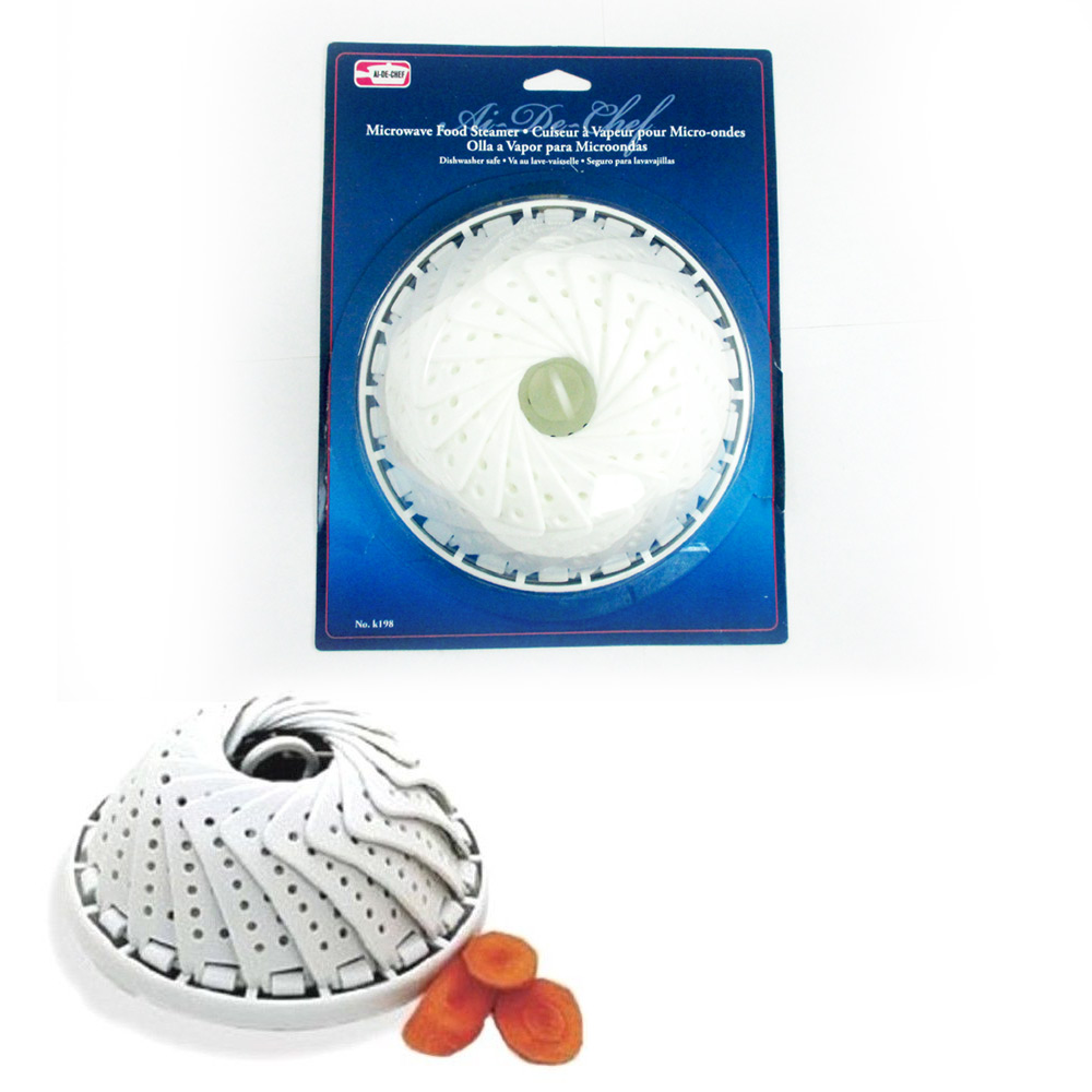 Collapsible Microwave Food Steamer Basket Cooker Cooking Vegetable