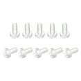thumbnail image 1 of Unique Bargains M2x6mm Plastic Phillips Bolts PC Pan Head Machine Screws Transparent 50 Pack, 1 of 5