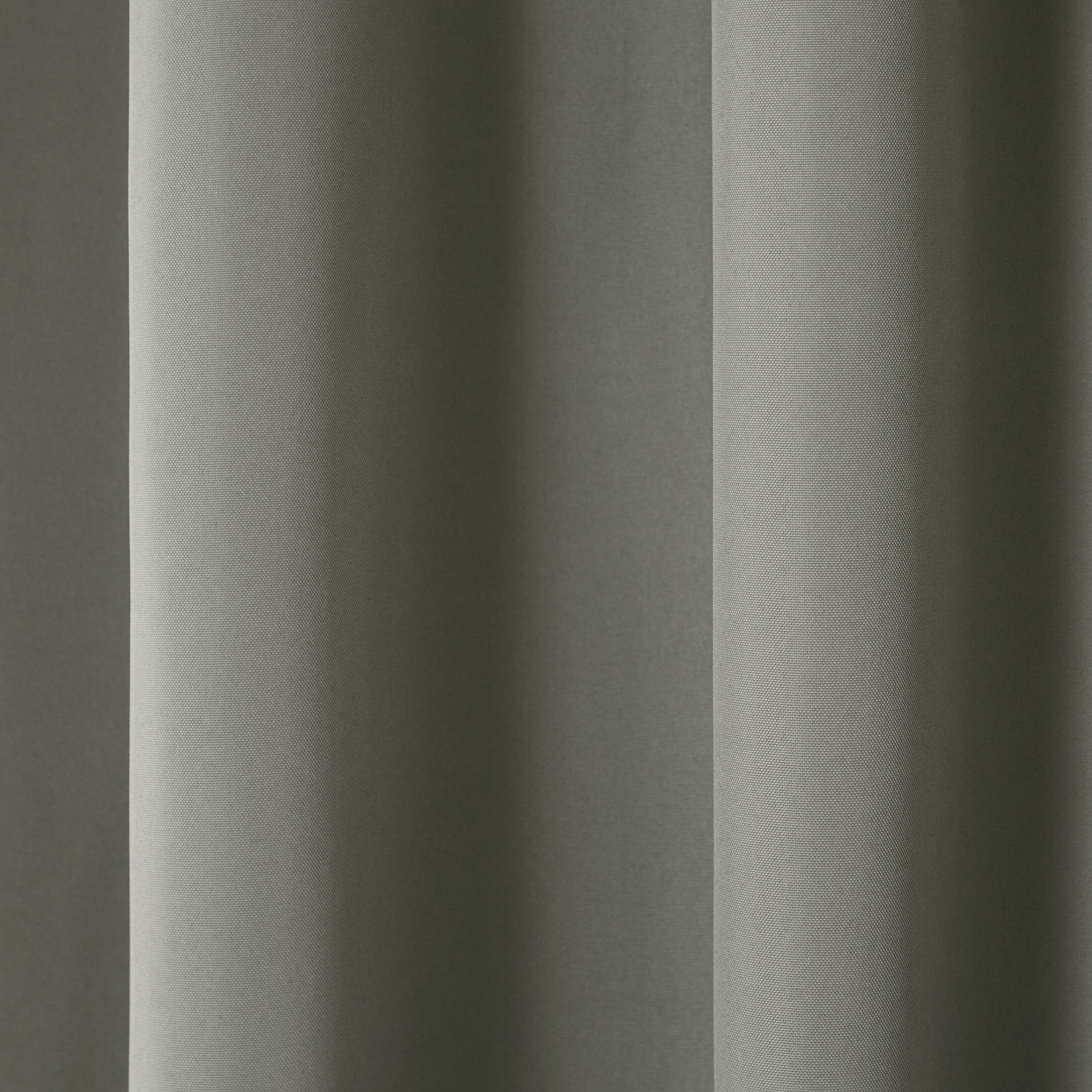 TOWN & COUNTRY BASICS Cabana Solid Heavyweight Indoor Outdoor Curtains, Light Filtering Opacity with Grommet Top, Water Repellent, 2-Pack Set, 54"x84", Medium Grey