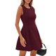 thumbnail image 4 of Vestido PRETTYGARDEN Línea A sin mangas mini burdeos XXL, 4 of 8