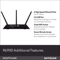 thumbnail image 6 of NETGEAR - Nighthawk AC1900 WiFi Router, 1.9Gbps (R6900), 6 of 7