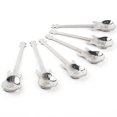 thumbnail image 1 of AUEAR Paquete de 6 cucharas de postre para guitarra, cuchara de café de acero inoxidable, cucharas de espresso, cuchara musical, cucharadita para agitar bebidas, mezclar batidos, mermelada, helado, pa, 1 of 5