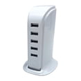 thumbnail image 2 of HLONK Charging Station for Multiple Devices  Multi USB Charger Block Tower with PD 20W  5 Port USB Charger Charging Block for Smartphone Tablets Multiple Devices, 2 of 6