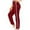 Wine, variant on LLYwey Yoga Pants With Pockets For Women Elastic Waist Women Fashion Solid Casual Sports Sweatpants Full Length Pants Sweatpants Female Long Pant Style H1623 Sky Blue 3XL