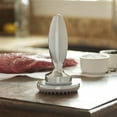 thumbnail image 3 of Household Essentials Meat Tenderizer, Reversible Dual Use with Textured and Smooth Surfaces, Chrome Plated and Dishwasher Safe, 3 of 8