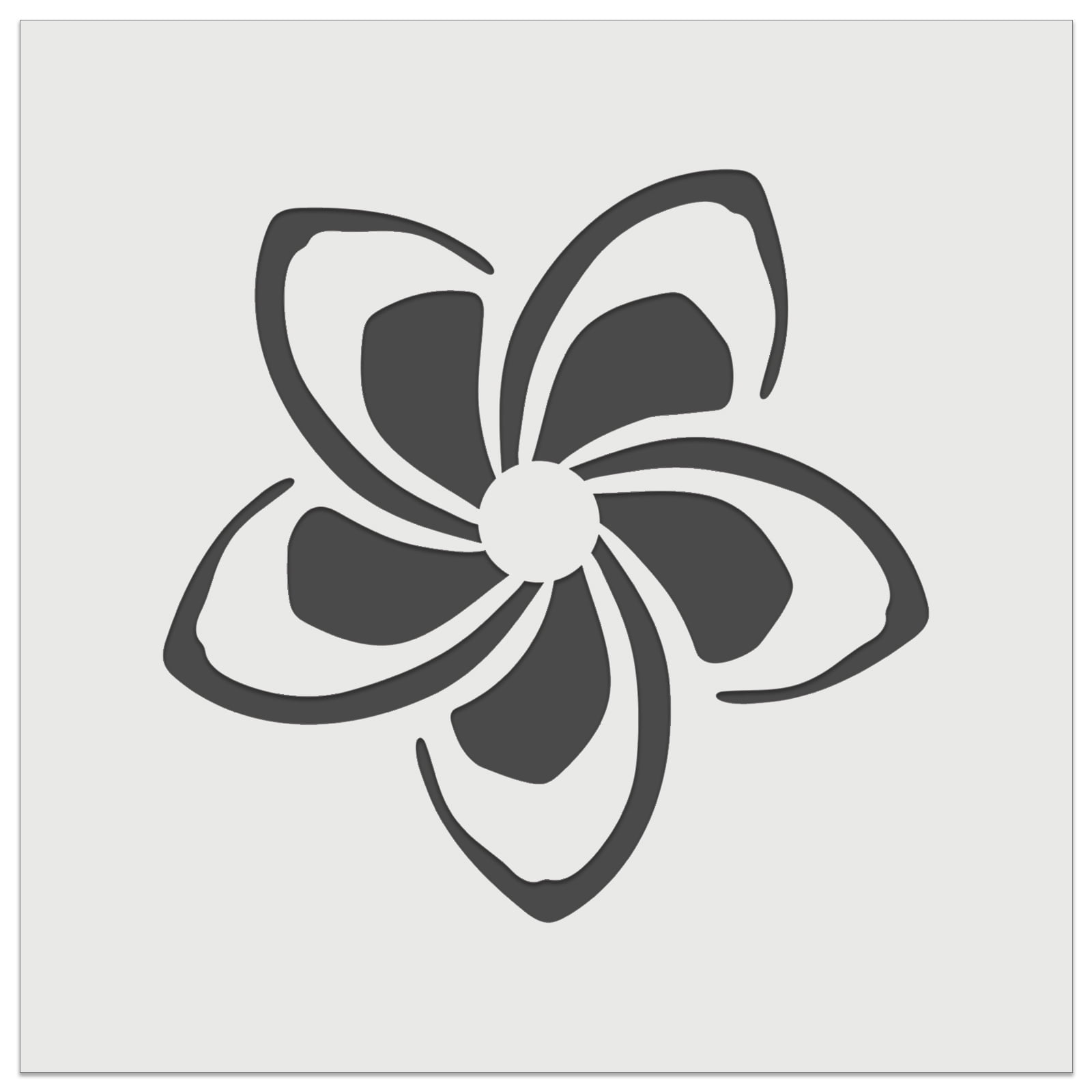 Stencil Plumeria Blossm Bordr 4in - 045285243001