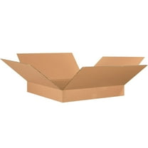 Box Partners Flat Corrugated Boxes 26" x 26" x 4" Kraft 15/Bundle 26264