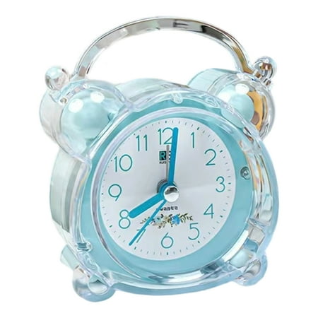 Quiet Alarm Clock For Children Room ABS LED Night Light Bedsides Timepiece photo Quiet Alarm Clock For Children Room ABS LED Night Light Bedsides Timepiece