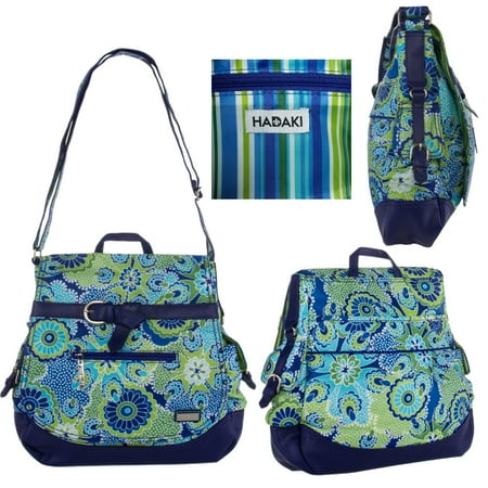 Hadaki Kiko14 Designer Saddle Bag Crossbody Flap Satchel Purse Shoulder...