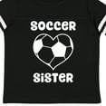 thumbnail image 4 of Inktastic Heart Soccer Sister Girls Toddler T-Shirt, 4 of 5