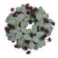 thumbnail image 1 of Guirnalda de hojas de eucalipto, guirnalda redonda de verano, decoración para puerta delantera, adornos Color D, 1 of 4
