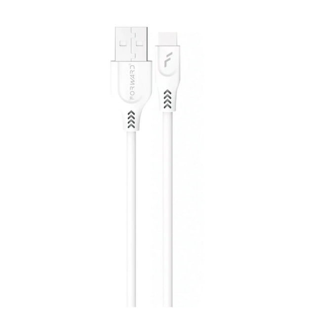 CABLE FORWARD USB-TIPO C / TURBO 3.1AMP BLANCO Forward Para teléfonos con puerto tipo C