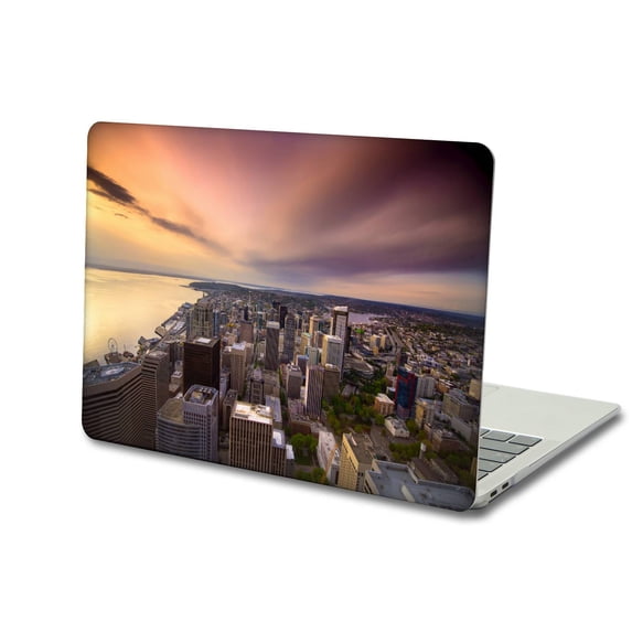 KSK KAISHEK Hard Case Cover Only for 2019 2018 2017 2016 Released Newest MacBook Pro 15 inchs with Retina Display Touch Bar Model: A1707 A1990 Sky Series 0971