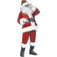thumbnail image 2 of Ropa clásica de franela navideña para adultos, disfraz de Papá Noel, juego de 7 piezas VA, 2 of 3