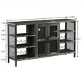 thumbnail image 5 of Seetaras Bar Cabinet for Liquor and Glasses, Wine Cabinet with Wine Racks, Industrial Coffee Cabinet, Sideboard Buffet Cabinet,for Dinning Room Living Room, 5 of 9