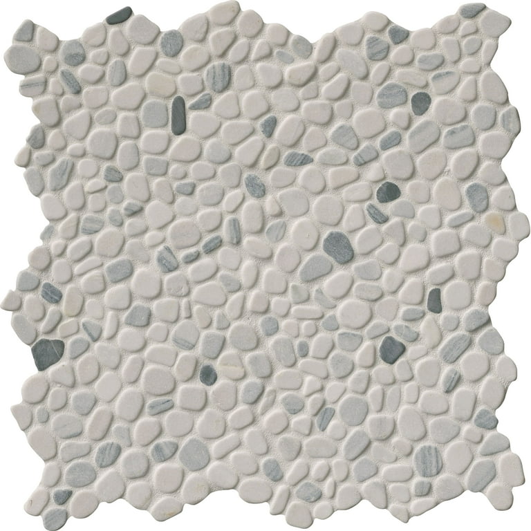 MSI Black and White Pebbles 11.42 in. x 11.42 in. x 10 mm