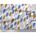 thumbnail image 2 of Soimoi Rayon Crepe Fabric Leaves Block Fabric Prints by Yard 46 Inch Wide, 2 of 3