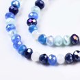 thumbnail image 3 of Glass Beads Strands AB Color Plated Faceted Rondelle Dodger Blue 3.5x3mm Hole: 0.8mm about 132~140pcs/strand 14.80 inch~15.16 inch(37.6cm~38.5cm) DIY, 3 of 3