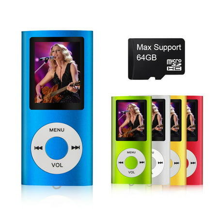 MYMAHDI _ Digital, Compact and Portable MP3 _ MP4 Player _ Max support 64 GB Micro SD Card _ with Photo Viewer, E_Book