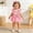 e-154Pink71, variant on Girls Sleeveless Floral Bowknot Romper Bodysuits Dress Headbands Set O-Neck Infant Trendy Back To School Onesie