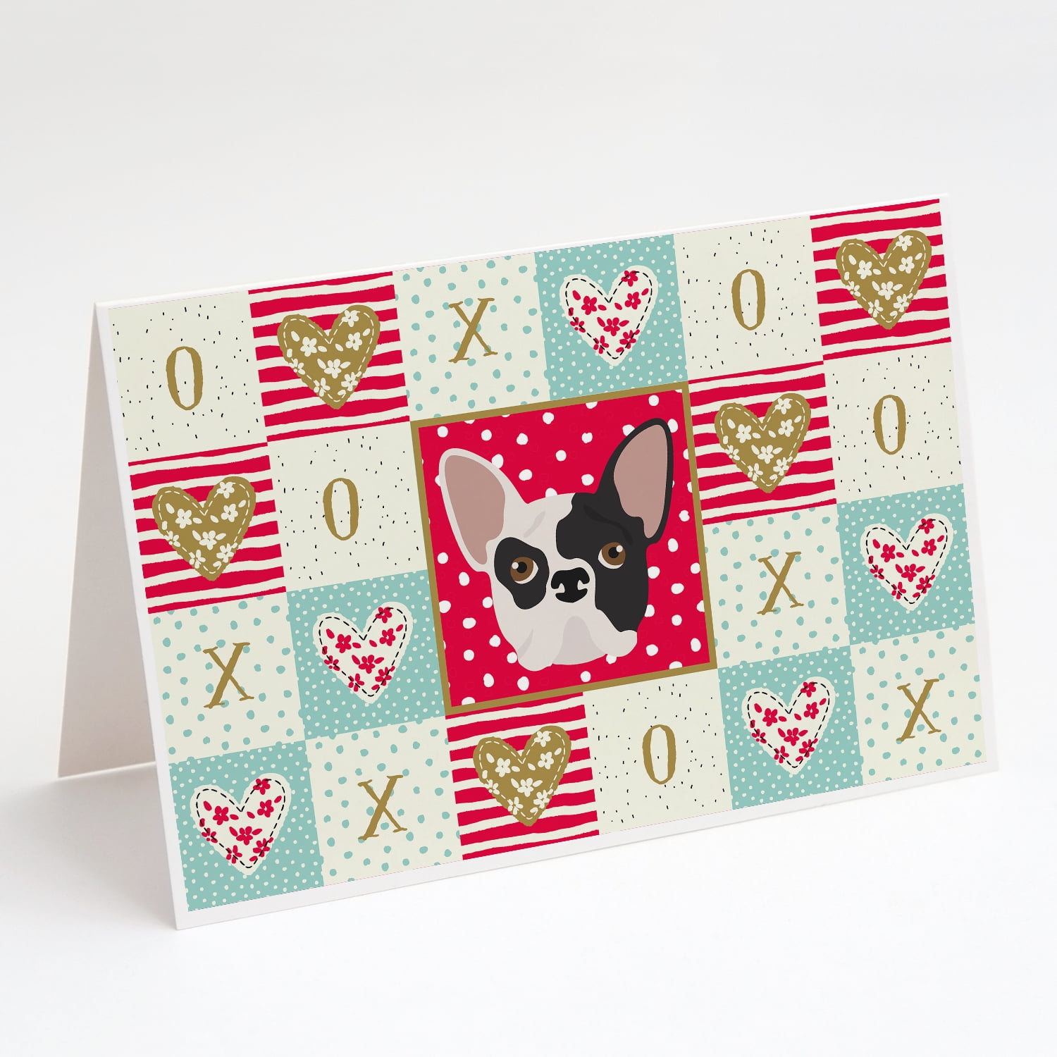 Caroline's Treasures French Bulldog Love Greeting Cards with Envelopes, 5"  x 7" (8 Count) - Walmart.com