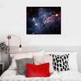 thumbnail image 4 of ARISTURING  Canvas Wall Art Galaxy Nebula Starry Cosmic Painting Pictures Panoramic Canvas Arotwork Universe Stars Outer Space Wall Art for Home Office Decoration Framed Ready to Hang, 4 of 4