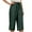 Army Green^, variant on Jjayotai Womens Pants, Women's Pants Clearance, Women's Cotton Linen Pants, Loose Haren Pants, High Waisted Wide Leg Casual Pants, Capris Pants for Women Black^ L