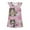 Pink, variant on Glisme Fashion Girls Dresses Size 3-4 Y Kids Easter Print Dress Toddlers Cute Gown Pink Sundress For Girl