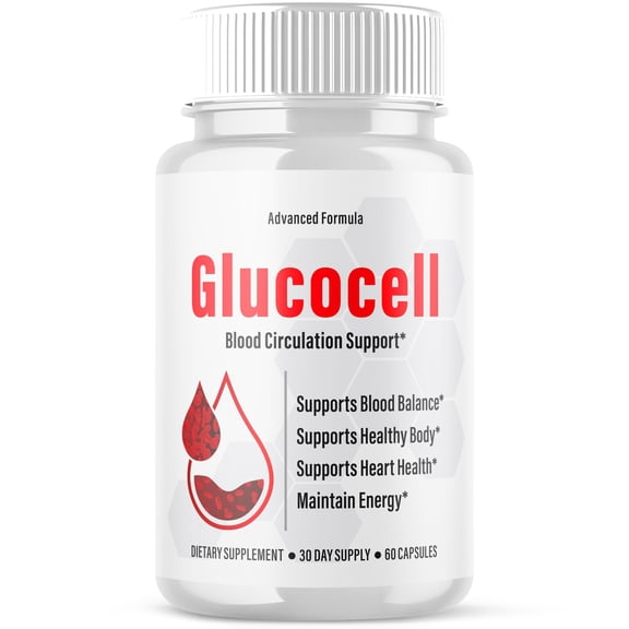 Glucocell Blood Support Pills Advanced Formula Vitamin Supplement Gluco Cell 60 Capsules