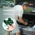 thumbnail image 4 of COSYWILL Steerable Knee Scooter,Economy Knee Walker,All Terrain Foldable Medical Scooter for Foot Injuries Crutches Alternative,Green, 4 of 7