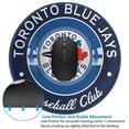 thumbnail image 2 of Toronto Baseball Round Non-Slip Rubber 1 PC 8in Mouse Pad 3mm Thick Polyester Surface for Office Gaming PC, Bluebird Mouse Pad LS144, 2 of 7