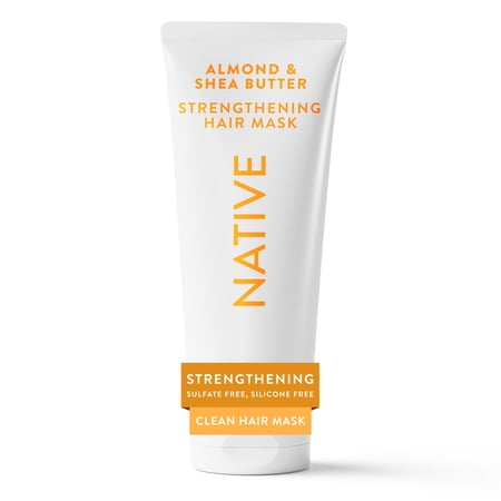 Native Strengthening Hair Mask Almond and Shea Butter 6 fl oz