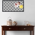 thumbnail image 3 of PinPix 36x18 Custom Cork Bulletin Board Grand Floral Motif Poster Board Has a Fabric Style Canvas Finish, Framed in Grand Floral Motif, by ArtToFrames (PinPix-181), 3 of 5