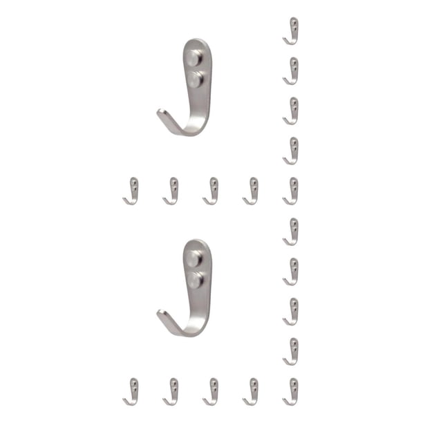 Injueey Colgador de ropa de 10 piezas, resistente al desgarro, gancho de cocina para el hogar, soporte para estante Type3 NO3