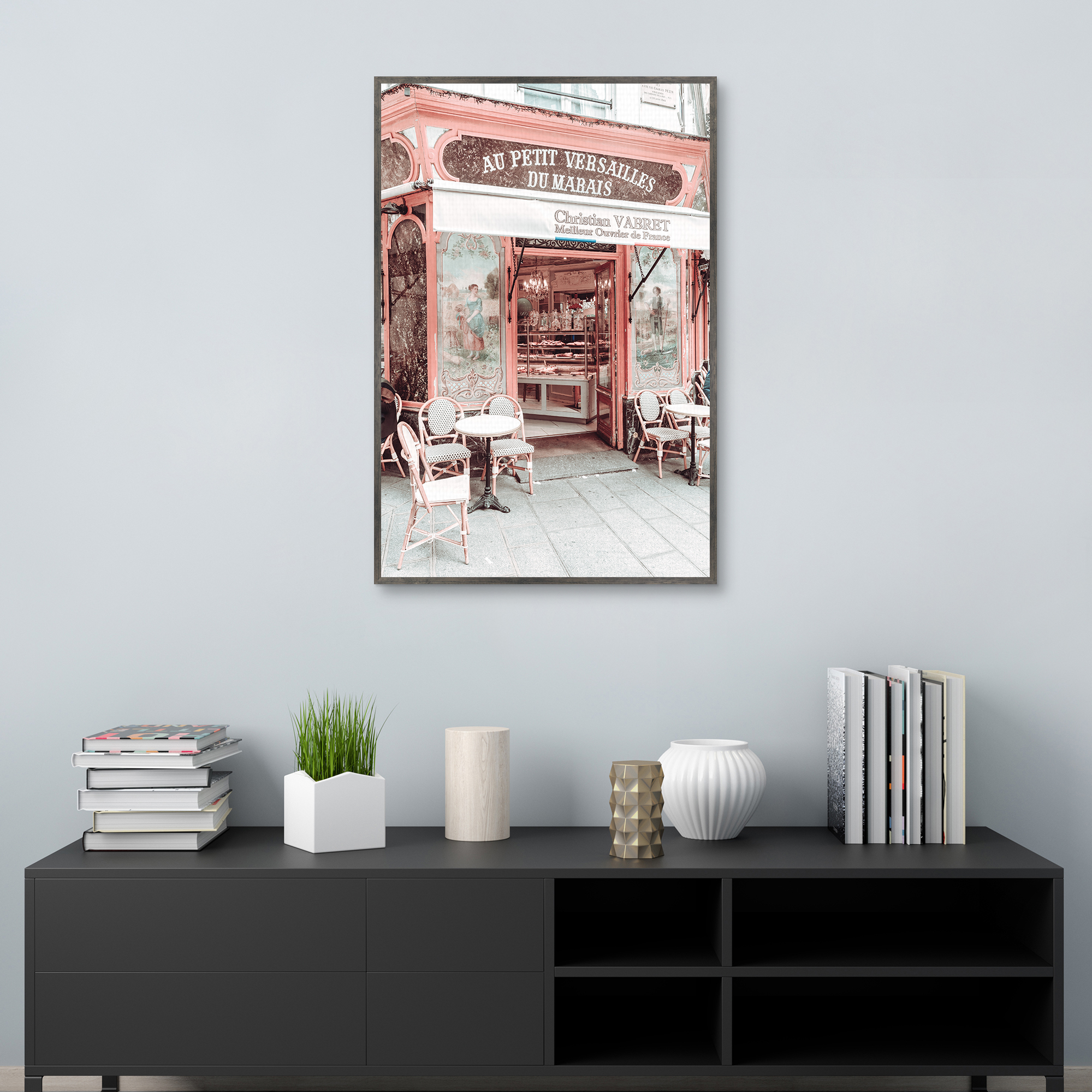 Au Patit Versailles by Heather Loriece Framed Canvas Art Print